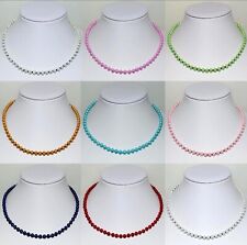 Modeschmuck,Kunst-Perlen-Hals-