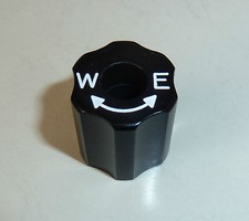 Drehknopf, Bedienknopf, Schaltknopf, Dreh- Knopf Ø 17mm; H 17mm, mit Vierkant 