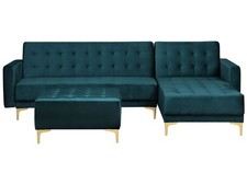 4-Sitzer Schlafsofa Samtstoff