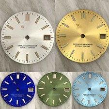 28,5 mm Uhr Zifferblatt Grün