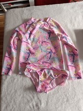 Tolle rosa-bunte  Sonnenschutzbekleidung Gr. 122/128 von Dopo Dopo