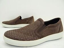 Ecco Slipper Mokassins Halbschuhe Laufschuhe Herren Schuhe Leder Gr.45 Braun