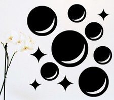 11 Retro Aufkleber Wandtattoo