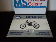 KTM 500 600 Motocross Wartungsanleitung Manual Handbuch Bedienungsanleitung