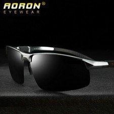 Aluminium Herren HD Fahren Sonnenbrille Polarisiert UV400 Schutz Pilotenbrille