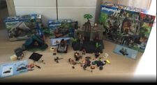 Playmobil Schatztempel 4842, 4846 Schatzjäger Kettenraupe4843 Schatzjäger Camp
