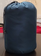 Freetime Plaisir Mumienschlafsack, älter mit neuer Hülle, hellblau-beige