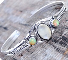 Regenbogen Mondstein Feueropal