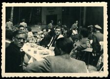 Greifswald 1950er - Biergarten - Russische Soldaten Militär - DDR - Foto 10x7cm