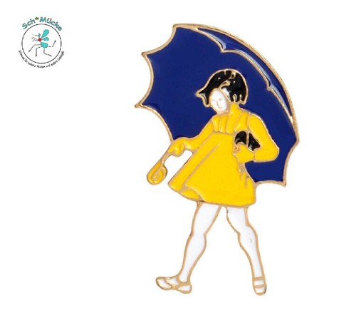 Anstecker mädchen regenschirm - mädchen,