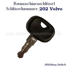 Baumaschinenschlüssel für VOLVO Schlüssel NR. 202 Kompaktlader Zündschlüssel #18