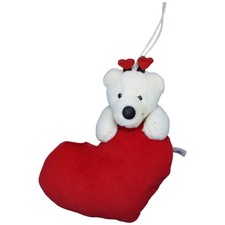 Vintage NICI Eisbär an Herz