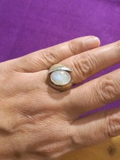 Ring Mondstein 925 Silber