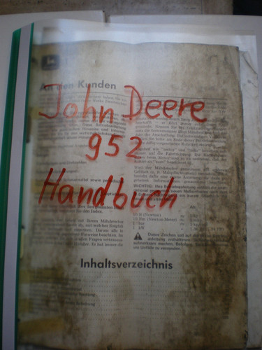 John deere mähdrescher 952 - deere,