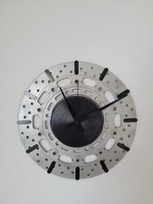 Wanduhr aus Motorrad Bremsscheibe / Bremsscheibenuhr / Yamaha / Biker / Funkuhr