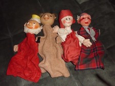 4 Handspielpuppen 1960er Jahre