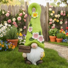 Solar LED Wichtel "Willkommen"