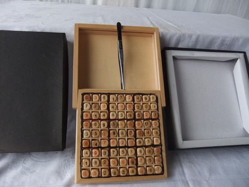 Sudoku holz box zahlen - box,