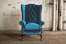 XXL Ohrensessel Sessel Samt