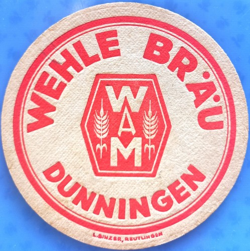 Alter bierdeckel wehle - vk,