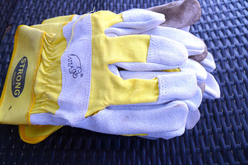 Rindspaltleder handschuhe - rindspaltleder,