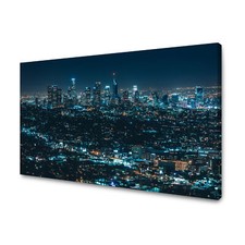 CANVAS Leinwandbilder Wandbilder Kunstdruck Architektur in Los Angeles bei Nacht
