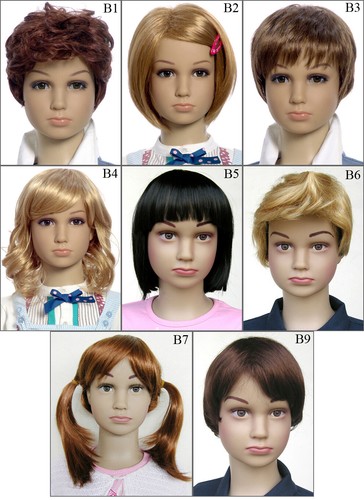 Kinder perücke wig - kinder,