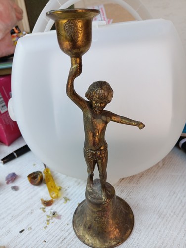 Statue figur kerzenhalter kind - statue,