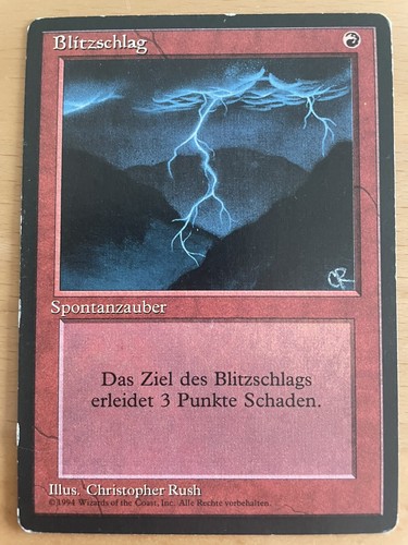 Blitzschlag lightning bolt 3rd - blitzschlag,