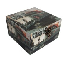 482 Holz Box Leinenoptik