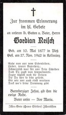 761929) Sterbebildchen aus Kellmünz Iller bei Illertissen Ldkrs. Neu Ulm 1942