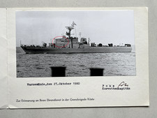 Orig.Ehrendienst in Grenzbrigade Küste Warnemünde 1980 Foto MSR G425 Volksmarine