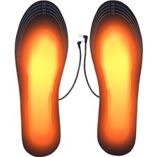 Beheizbare Einlegesohlen, Fußwärmer, Thermosohlen, USB, wiederverwendbar, winter