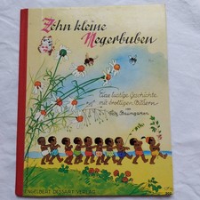 10 kleine Negerlein Kinderbuch ca. 1960 Ilustriert Nachlass
