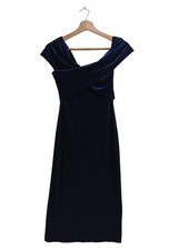 ZARA Abendkleid Damen Kleid Gr. DE 34 blau Elegant