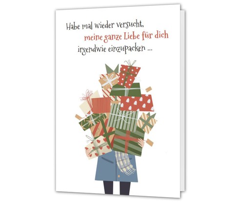 Weihnachtskarte liebe - weihnachtskarte,