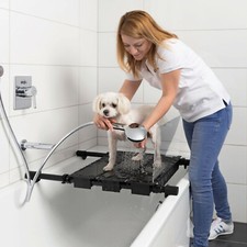 Skund | DogShower 60 cm M | Aus Aluminium | Hundedusche | Hunde Badewanne