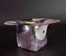 formschöne  Glasvase  - EISCH