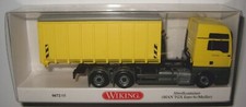 Wiking 067205 MAN TGX Euro 6c 3-achs Meiller Abrollcontainer-LKW zinkgelb 1:87