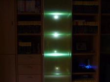 1x LED Glaskantenbeleuchtung Glasbodenbeleuchtung weiß