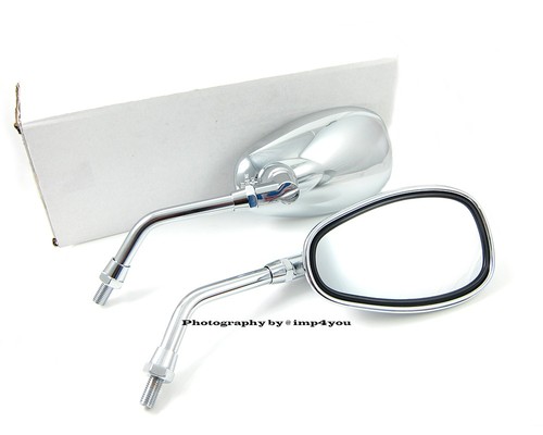 Chrome rearview left right - chrome,