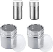 Edelstahl Streuer Kakaostreuer