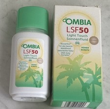 2-in-1 / 50 ml Ombia Gesicht-Sonnenfluid LSF 50 Wasserfest Mattierend + getönt