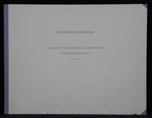 Brahms trio für - trio, pianoforte