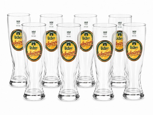Licher weizen bierglas 5l - 8x,
