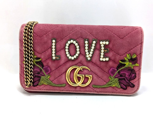 Gucci velour marmont velvet - marmont,
