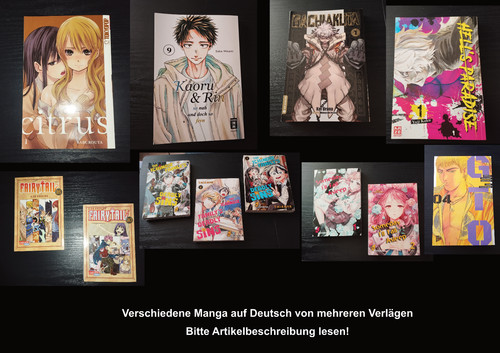 Verschiedene manga jeweils auf - verschiedene,