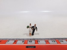 Preiser H0 Holz-Figur Brautpaar Hochzeitspaar Brautleute 50er Jahre? #EA990-0,5
