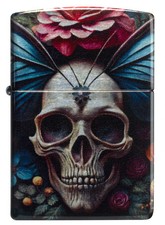 Zippo Feuerzeug "Flora Skull