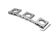 DINIC SAT Multifeedhalter für 3 LNB Halterung, Aluminium, universal